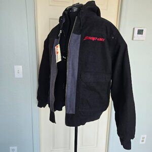 Snap-On Tools Men’s Jacket, Black with Grey, Size Large
